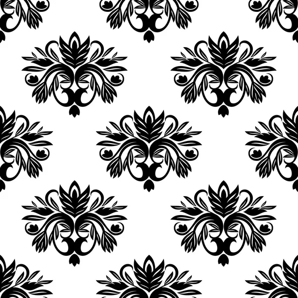 Vintage damassé motif sans couture — Image vectorielle