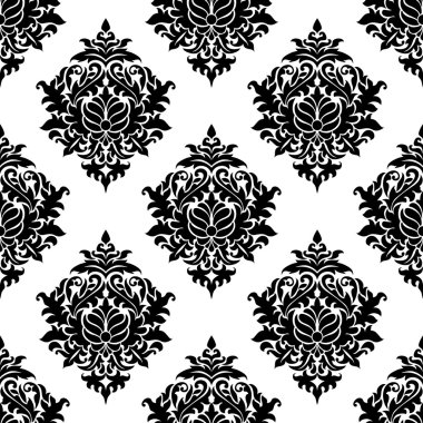 karmaşık damask tarzı Arabesk desen