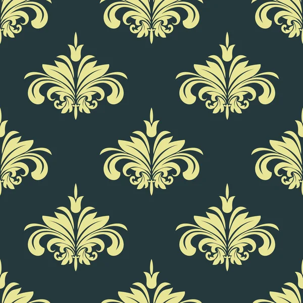 Arabesque damask style seamless background pattern — Stock Vector