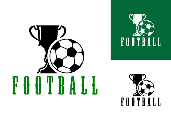 Campeonato de fútbol icono — Archivo Imágenes Vectoriales