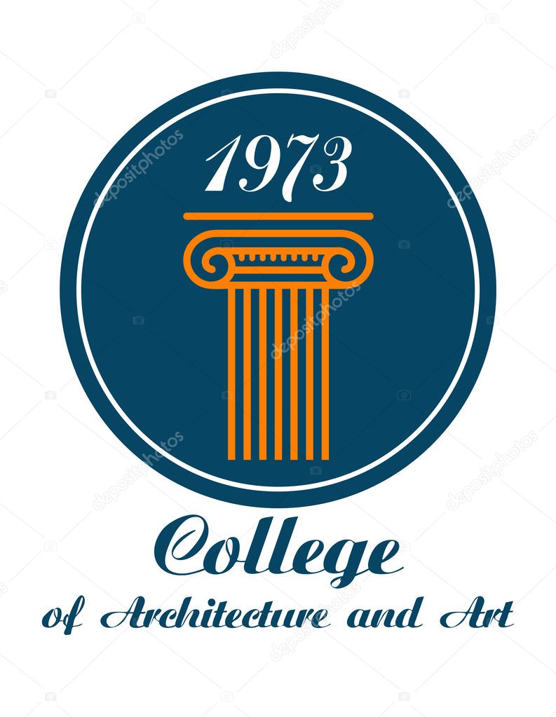 College of Architecture and Art emblem