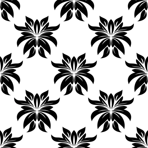 Seamless floral pattern — Stock Vector