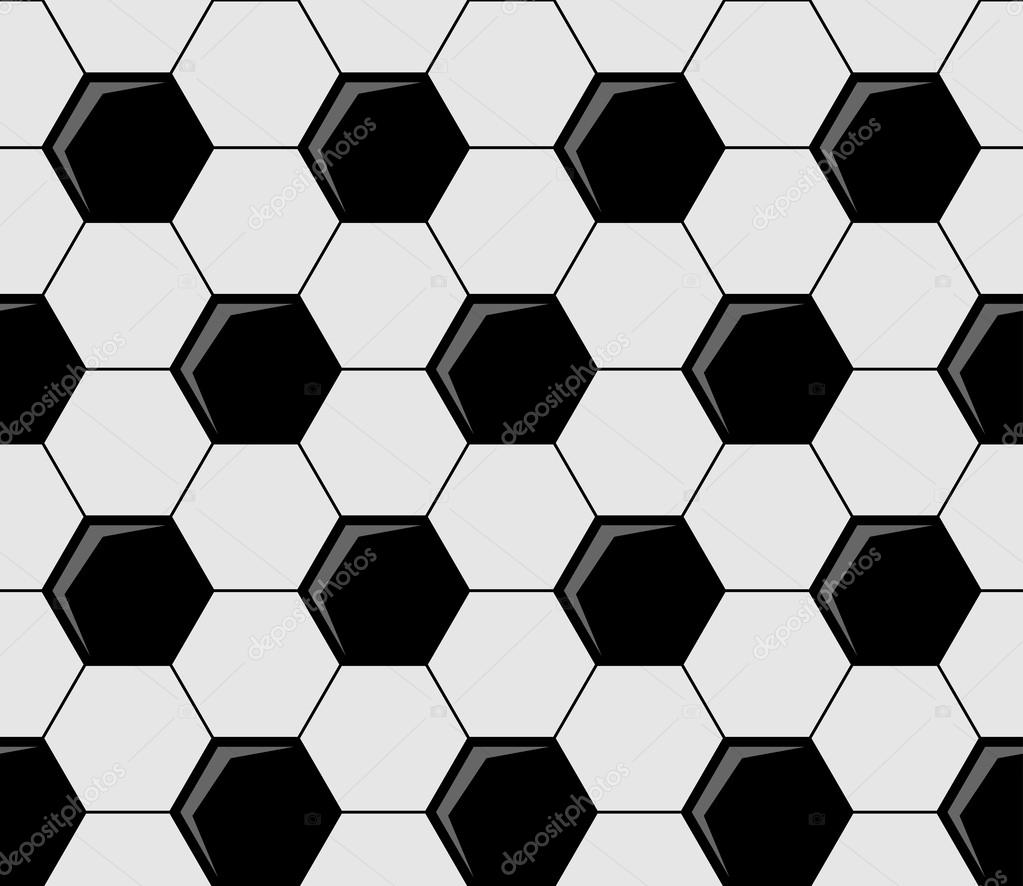 Background pattern of soccer ball pentagons