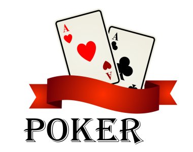 kartları ile poker amblemi