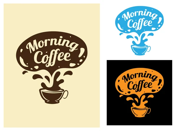 Kaffee am Morgen — Stockvektor