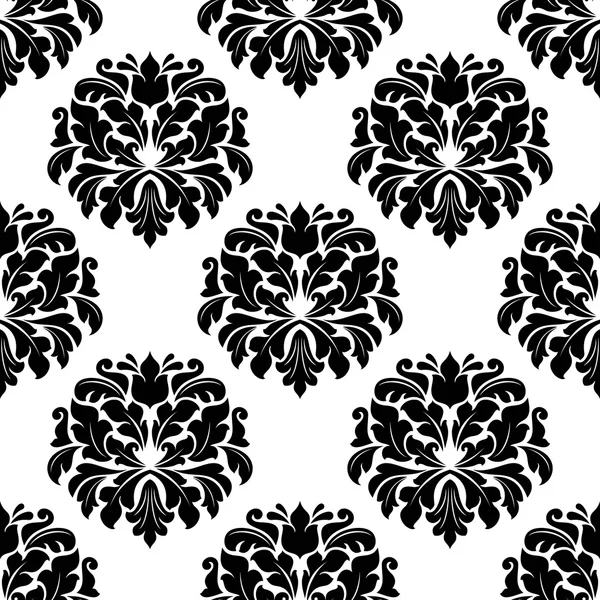 Floral seamless arabesque damask pattern — Stock Vector