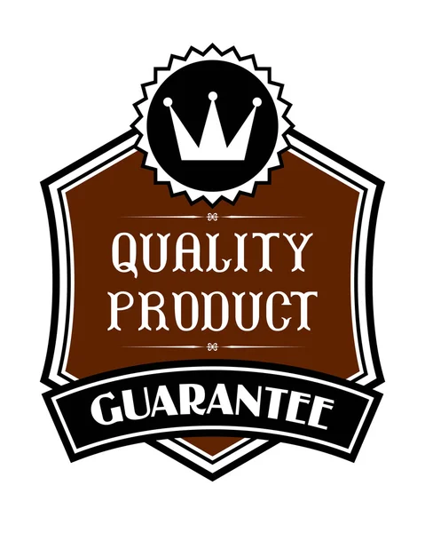 Etiqueta do produto de qualidade — Vetor de Stock