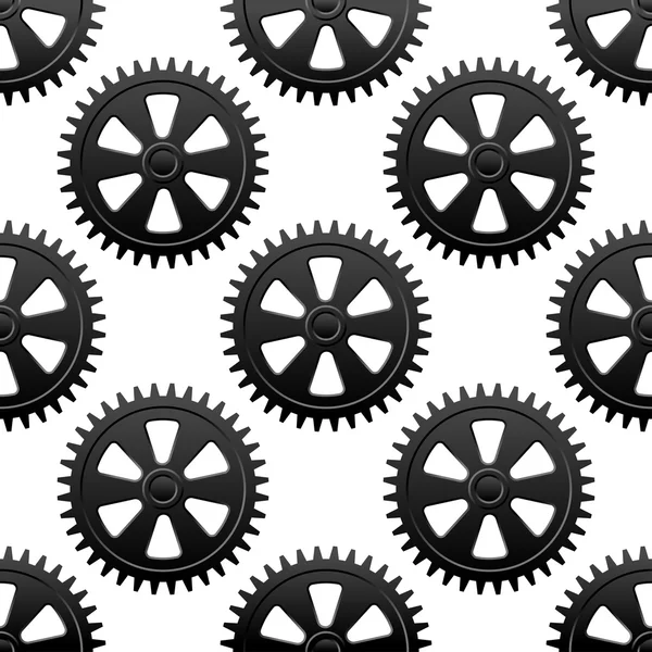 Varrat nélküli gears minta — Stock Vector