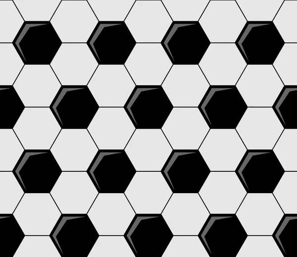 Μοτίβο φόντου του Πεντάγωνα μπάλα ποδοσφαίρου — Διανυσματικό Αρχείο