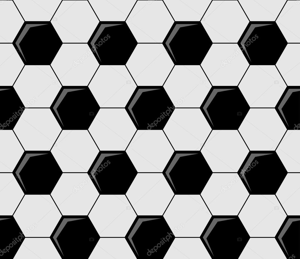 Background pattern of soccer ball pentagons