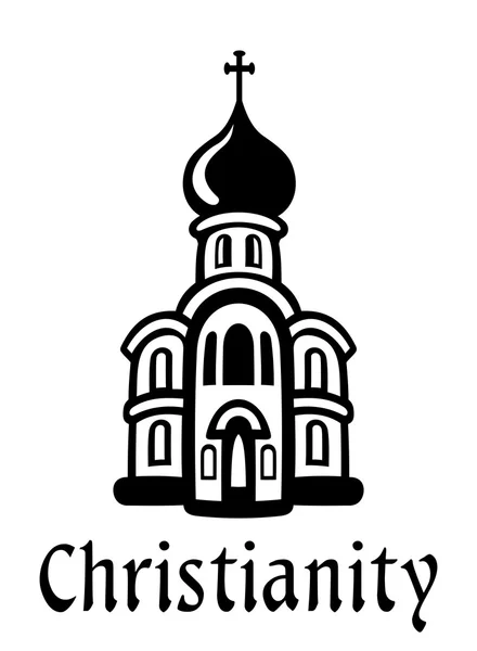 Emblema ou ícone do cristianismo — Vetor de Stock