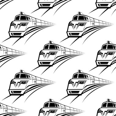 Modern tren seamless modeli