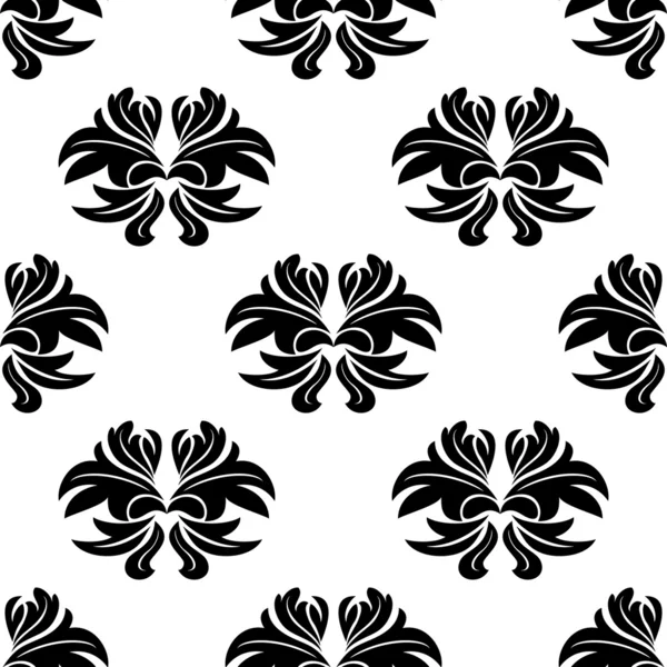 Motif floral sans couture rétro — Image vectorielle