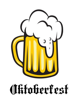 Oktoberfest amblem, afiş veya etiket