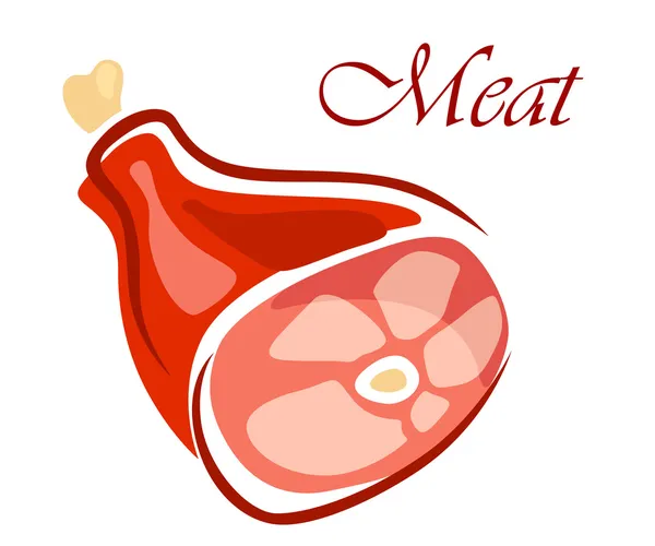 Φρέσκο ωμό κρέας — Διανυσματικό Αρχείο