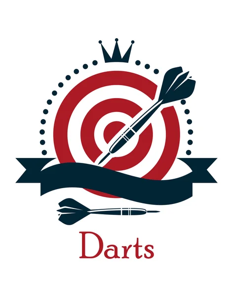 Darts-WM-Emblem — Stockvektor