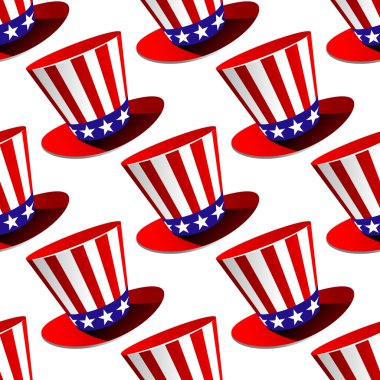 vatansever Amerikan silindir şapka seamless modeli