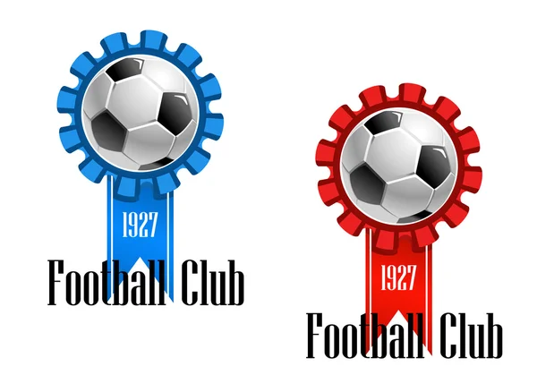 Fotbalový klub znak — Stockový vektor