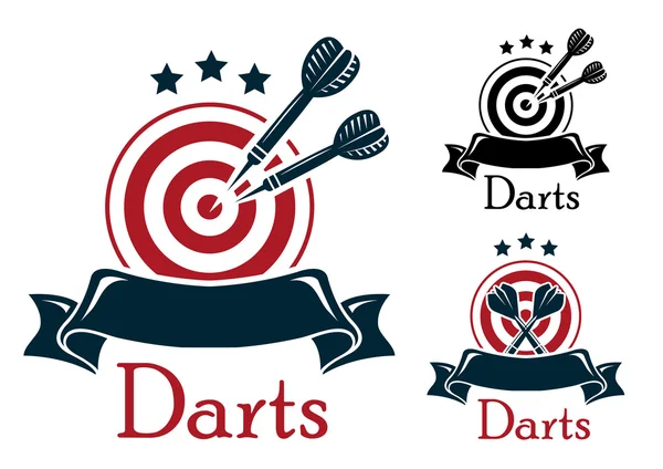 Darts-Sportabzeichen — Stockvektor