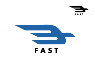 Fast delivery or ail mail icon clipart