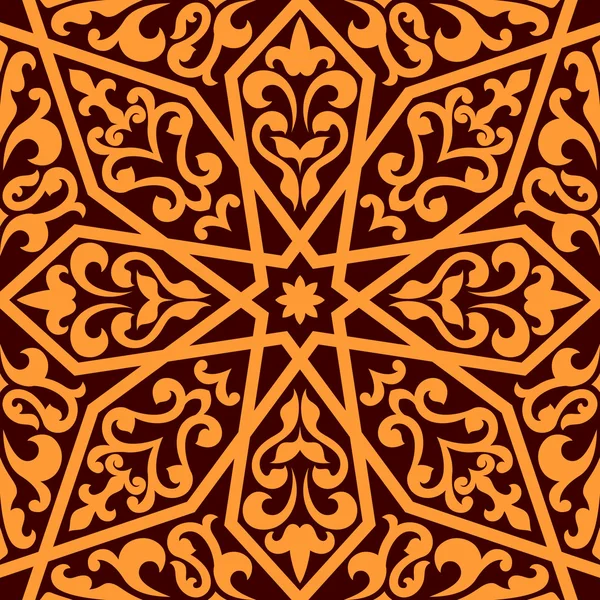 Islamiska eller arabiska seamless mönster — Stock vektor