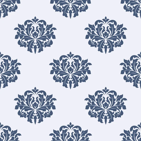 Floral motif damassé sans couture — Image vectorielle