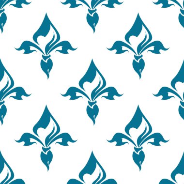 Klasik Fransız fleur-de-lis seamless modeli
