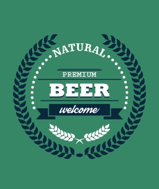 doğal premium bira etiket