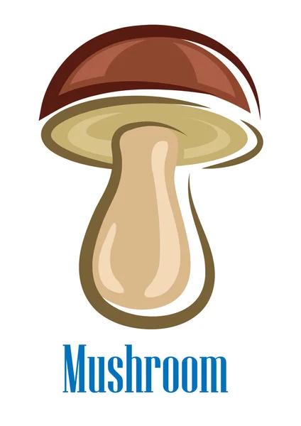 Champignon de bande dessinée — Image vectorielle