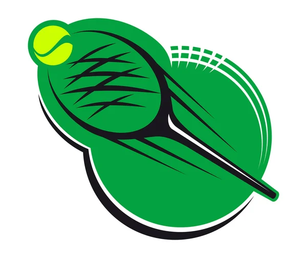 Tennis sports icon — Stock Vector