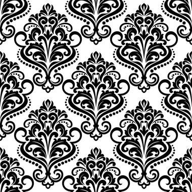 Damask Çiçeksiz desen