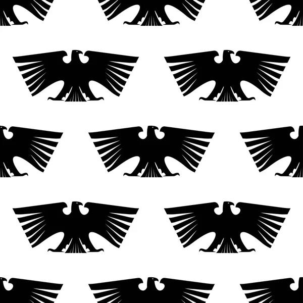 Modèle sans couture de l'aigle impérial — Image vectorielle