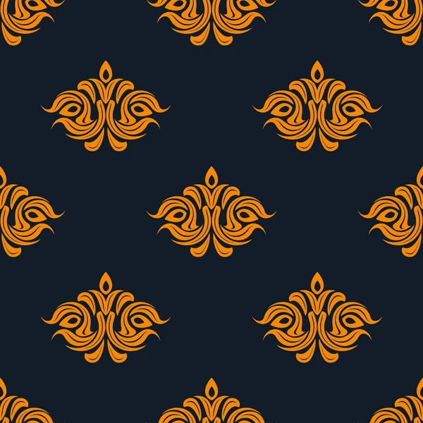 Arabesque damast stijl naadloze patroon — Stockvector