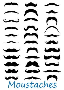 Bıyık Icons set