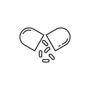 Probiyotik reklam kapsülü bifidobakteriyel probiyotiği izole etti. Mikroorganizmalar etrafa saçıldı. Bağırsak bakterisi ana hatları iyi. Vektör bağışıklık sistemi, sindirim sağlığıyla ilgili prebiyotikler, bağışıklık sistemi ilaçları, ek ilaçlar.