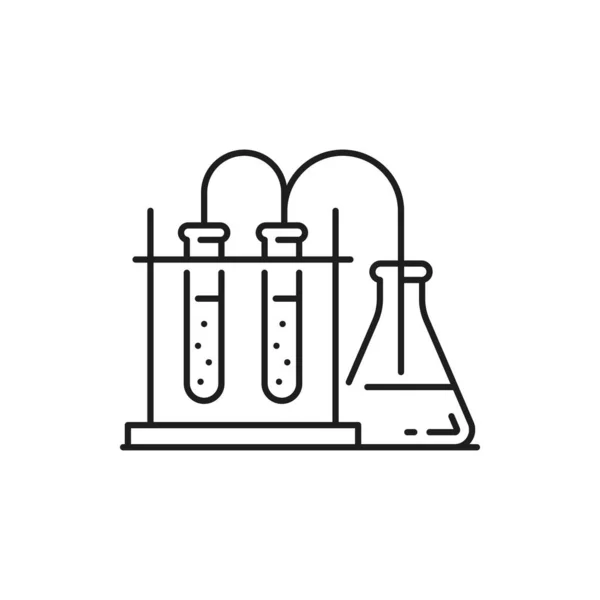 Equipo Investigación Laboratorio Cristalería Bioquímica Química Farmacia Genética Para Experimentos — Archivo Imágenes Vectoriales