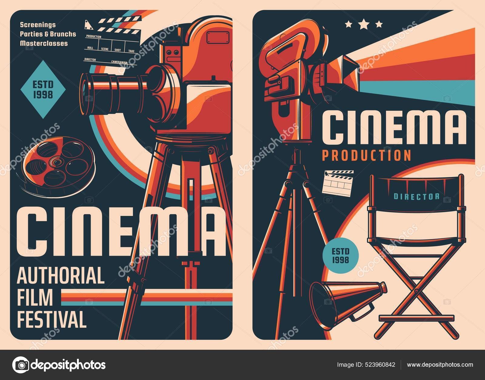 Cinema Festival Movie Production Posters Movie Theatre Screenings