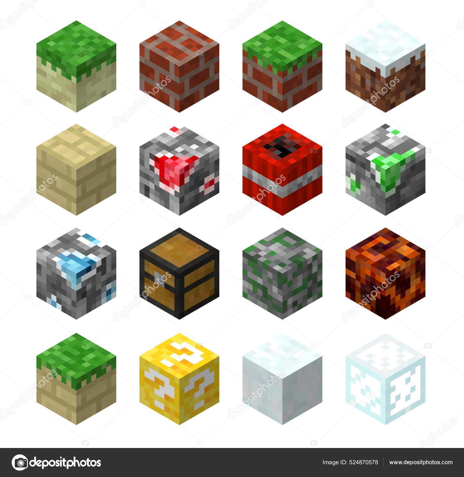 Pacote de Texturas de Desenhos do Minecraft