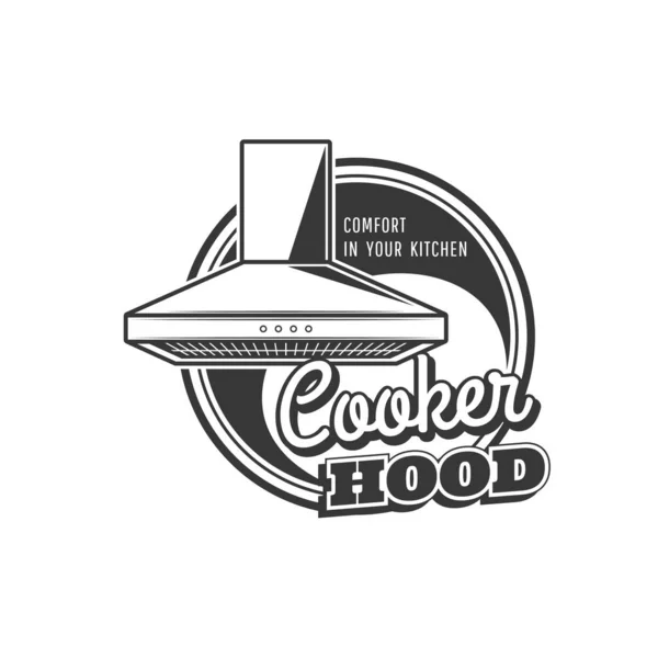 Cooker Hood Installation Icon Установка Ремонт Техническое Обслуживание Монохромной Векторной — стоковый вектор