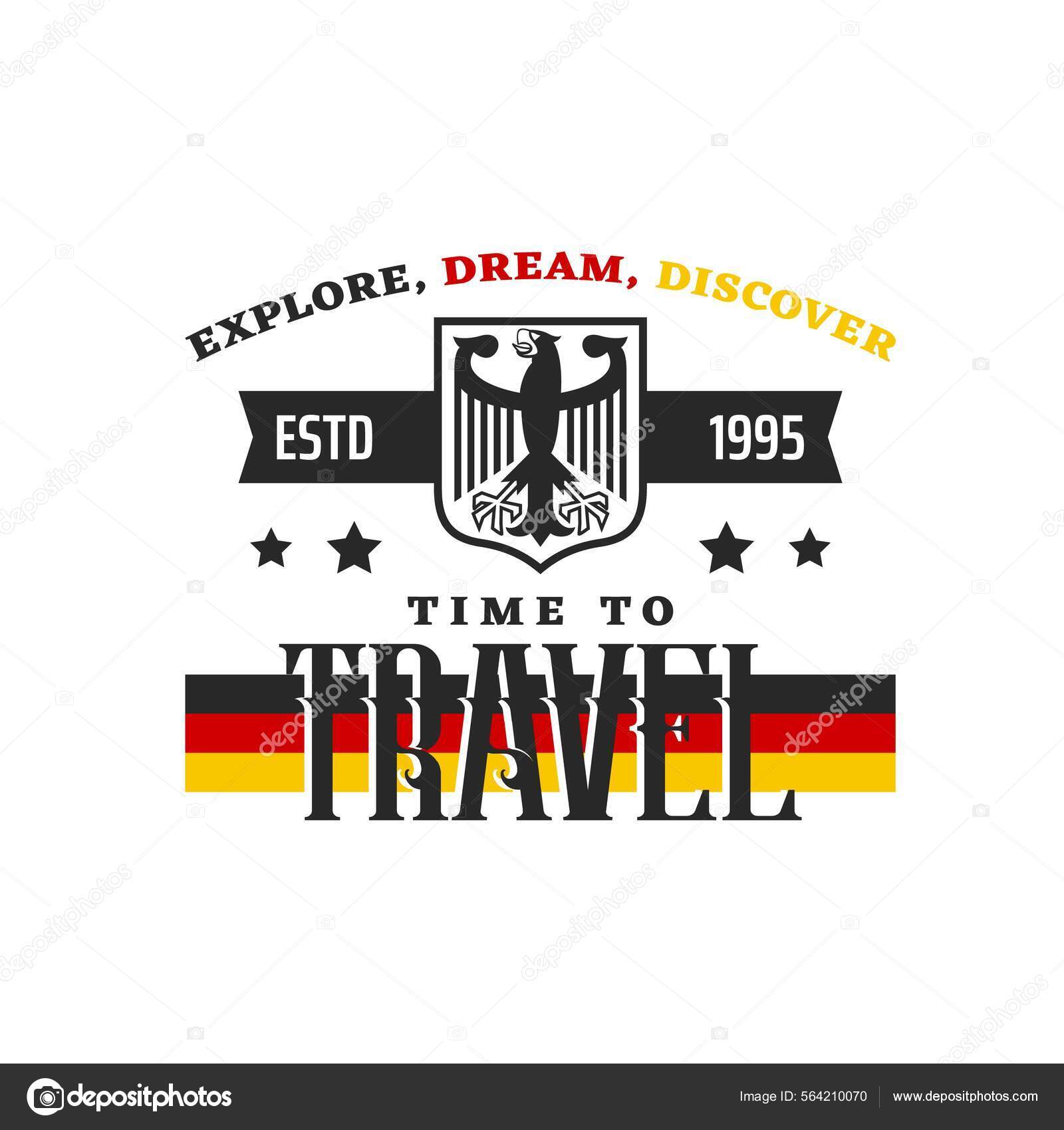 German Travel Vector Icon Isolated Flag Germany Heraldic Coat Arms Stock  Vector by ©Seamartini 564210070
