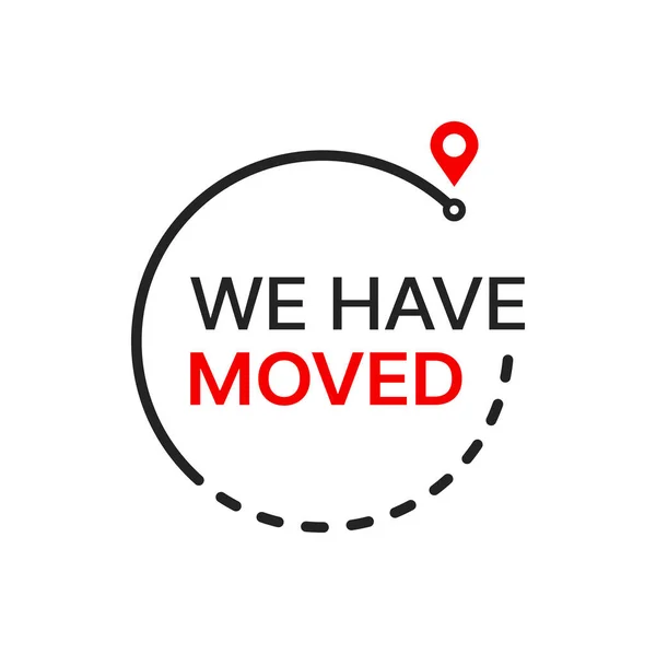 Have Move Icon Business New Location Office Home Address Change — Vetor de Stock
