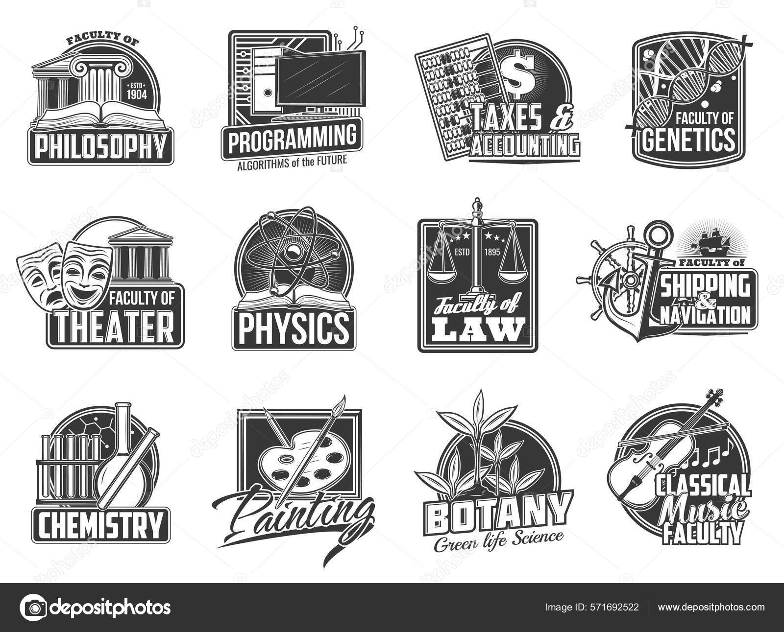 Знаки Университетского Колледжа Театральное Искусство Классическая.