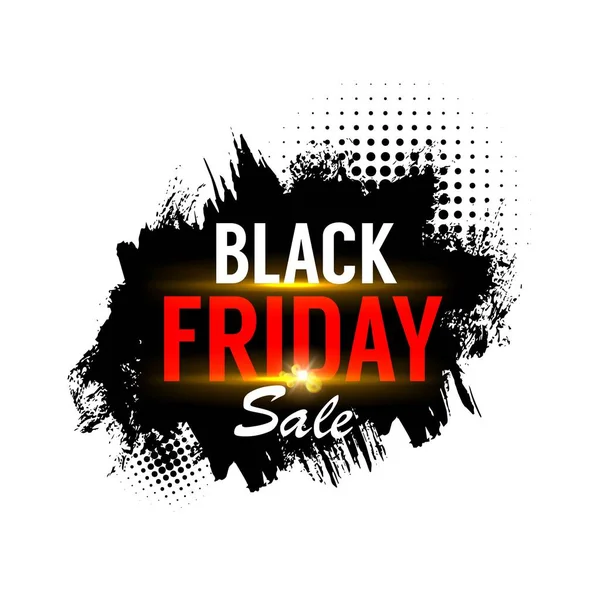 Black Friday Sale Banner Weekend Shop Offer Tag Vector Design — Stok Vektör