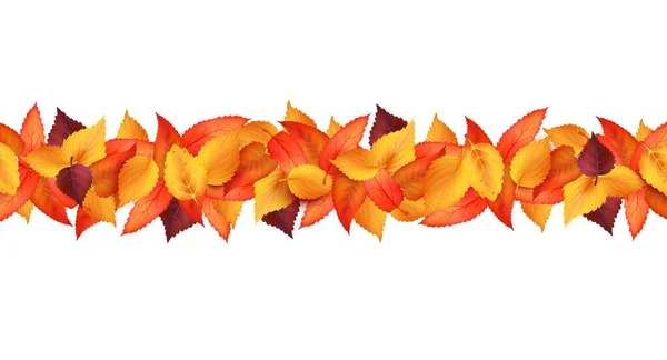 Autumn Leaves Seasonal Background Holiday Sale Thanksgiving Vector Banner Autumnal — Stockvector