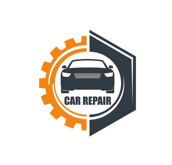 Car Service Icon Vehicles Repair Maintenance Workshop Service Center Vector — Vettoriale Stock