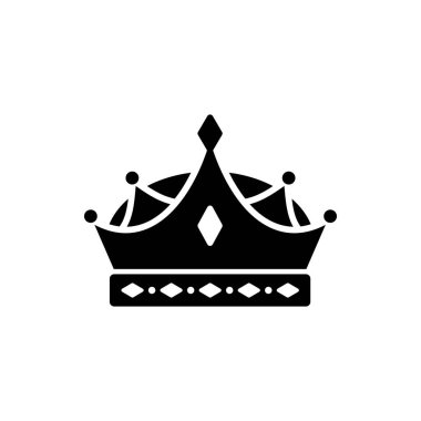 Heraldic crown royal emblem. Vector isolated king or queen crown, imperial coat of arms symbol