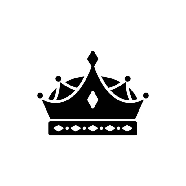 Heraldic Crown Royal Emblem Vector Isolated King Queen Crown Imperial —  Vetores de Stock