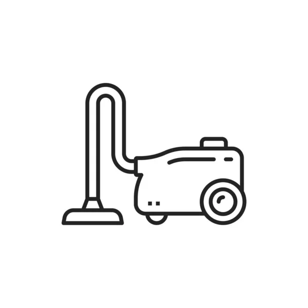 Vacuum Cleaner Vector Thin Line Icon Household Cleaning Appliances Vacuum — ストックベクタ