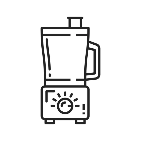 Αποχυμωτής Διάνυσμα Λεπτή Γραμμή Εικονίδιο Οικιακές Συσκευές Κουζίνας Ηλεκτρικό Μπλέντερ — Διανυσματικό Αρχείο