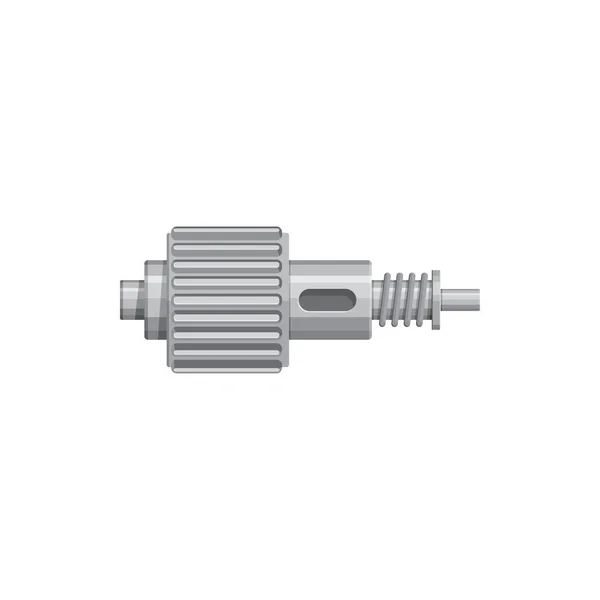 Starter Motor Part Accessory Isolated Car Detail Realistic Icon Vector - Stok Vektor